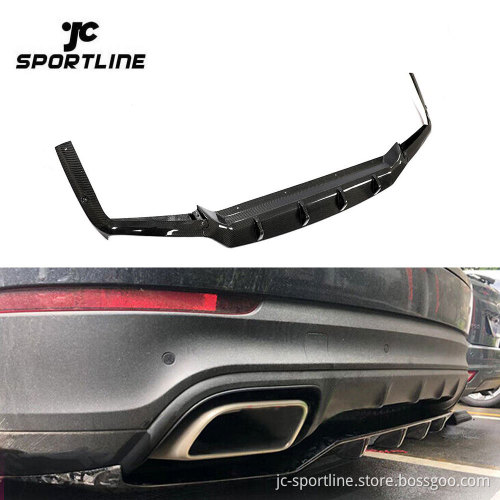 Carbon Fiber Bumper Diffuser for Porsche Cayenne 2018-2019
